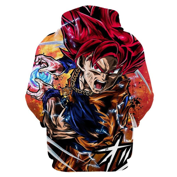 Dragon Ball Z 3D Hoodies Men/Women Pullovers Sweatshirts Strong Goku Print Male Hooded Tracksuits Hoody - Vimost Shop