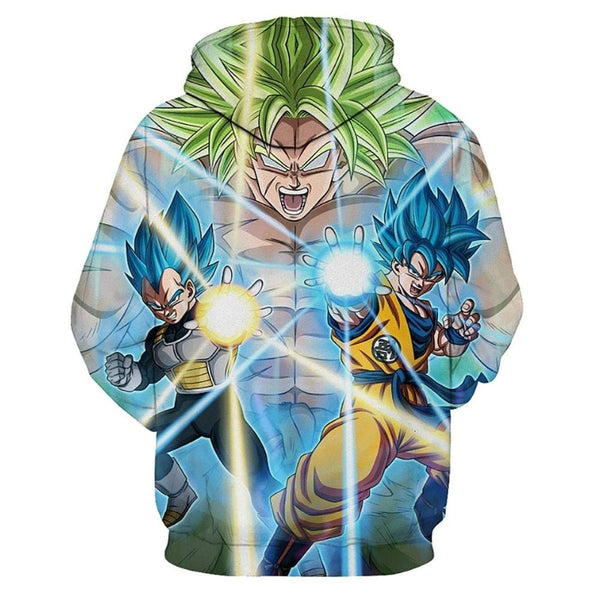 Dragon Ball Z 3D Hoodies Men/Women Pullovers Sweatshirts Strong Goku Print Male Hooded Tracksuits Hoody - Vimost Shop