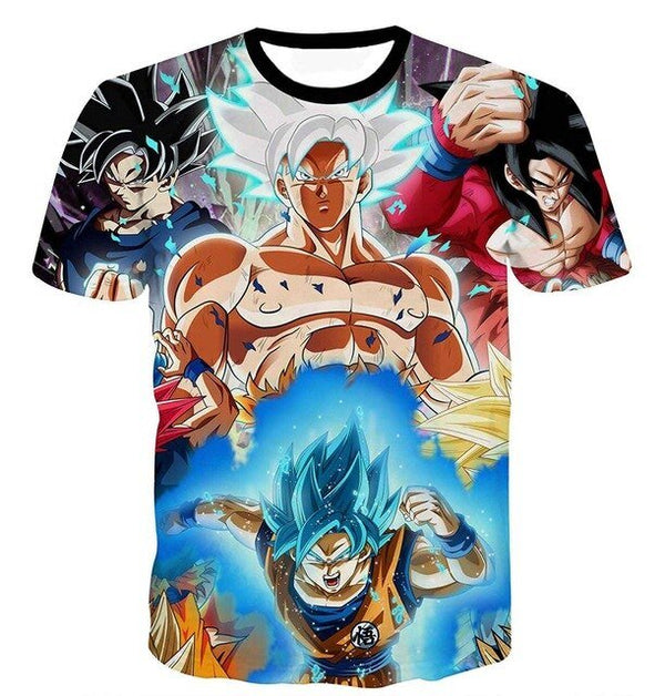 Dragon Ball Z 3D T Shirt Men Summer Top super son goku Funny T-Shirts anime vegeta DragonBall Tshirt Summer cartoon print Tops - Vimost Shop