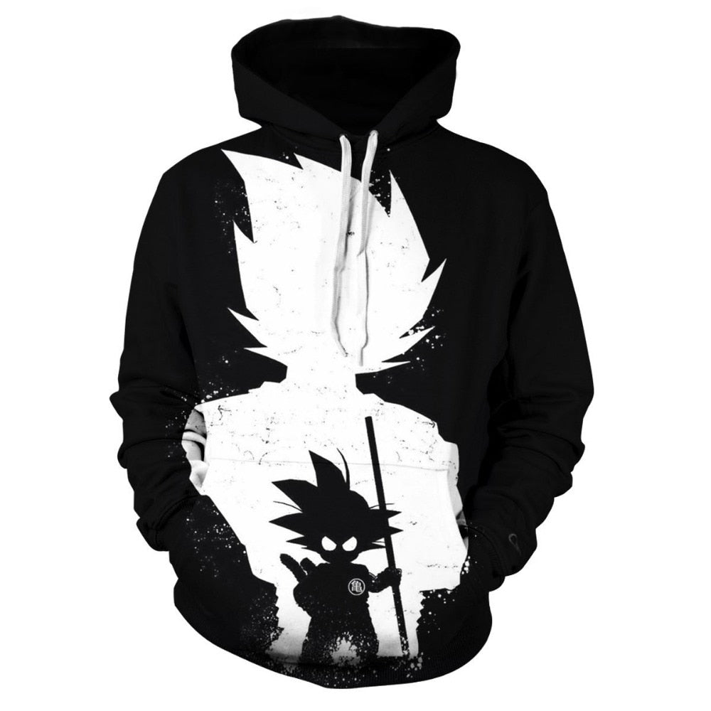 Dragon Ball Z Goku 3D Hoodies Anime Hoodie Unisex 3D Print Fashion Streetwear Hip Hop Punk Hoodies Harajuku Hooded Plus Size - Vimost Shop