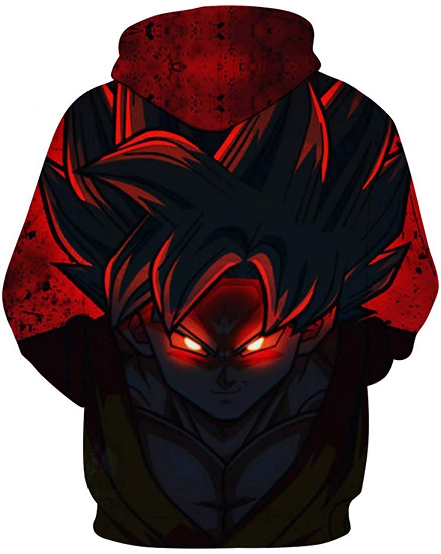 Dragon Ball Z Goku 3D Hoodies Anime Hoodie Unisex 3D Print Fashion Streetwear Hip Hop Punk Hoodies Harajuku Hooded Plus Size - Vimost Shop