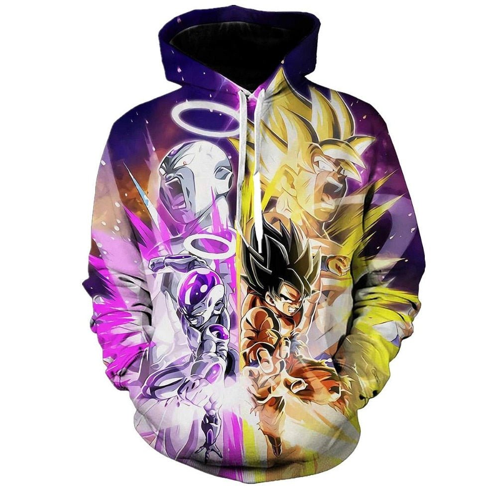 Dragon Ball Z Goku Anime 3D Print Hoodies Sweatshirts Harajuku Cartoon Hooded Women/Men long sleeve hip hop streetwear Clothes - Vimost Shop