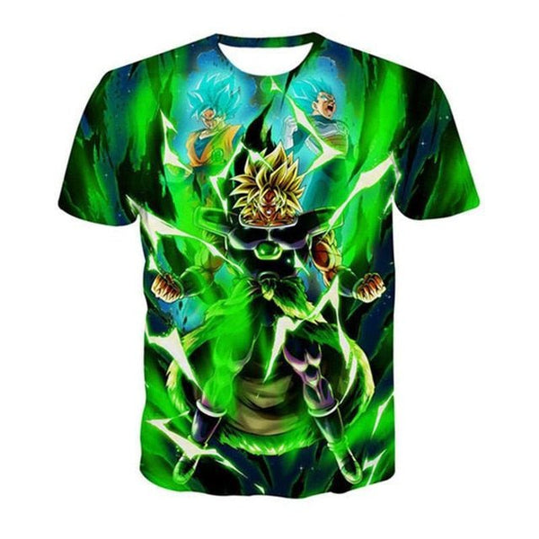 Dragon Ball Z Goku Summer Fashion Tee Tops Men / Boys Master Roshi Print Cartoon T-shirt Plus Size - Vimost Shop