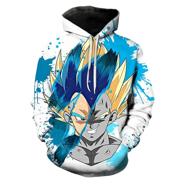 Dragon Ball Z Men's Summer Hoodies 3D Printing Super Saiyan Kid Black Zamasu Vegeta Jiren Dragonball Sweatshirt Hoodie - Vimost Shop