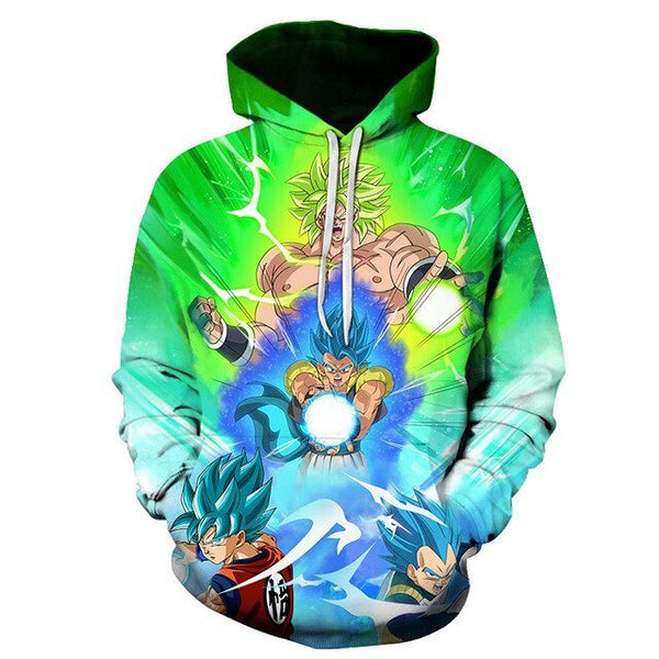 Dragon Ball Z Men's Summer Hoodies 3D Printing Super Saiyan Kid Black Zamasu Vegeta Jiren Dragonball Sweatshirt Hoodie - Vimost Shop