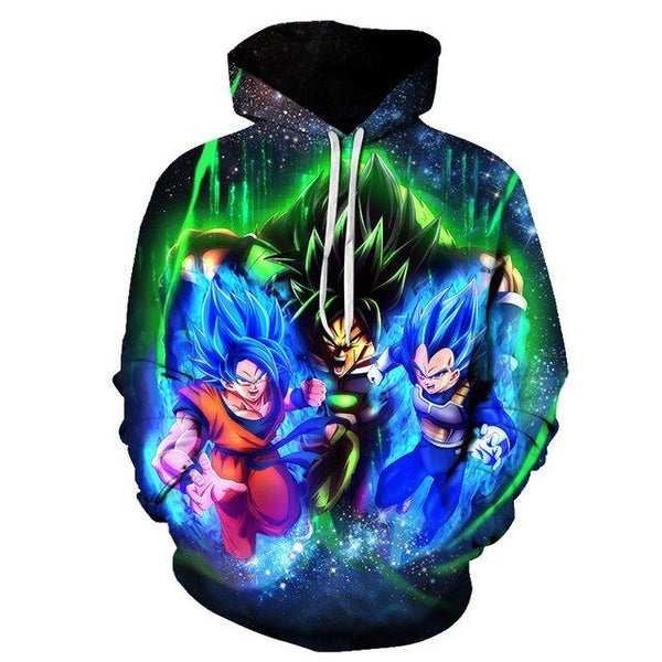 Dragon Ball Z Men's Summer Hoodies 3D Printing Super Saiyan Kid Black Zamasu Vegeta Jiren Dragonball Sweatshirt Hoodie - Vimost Shop