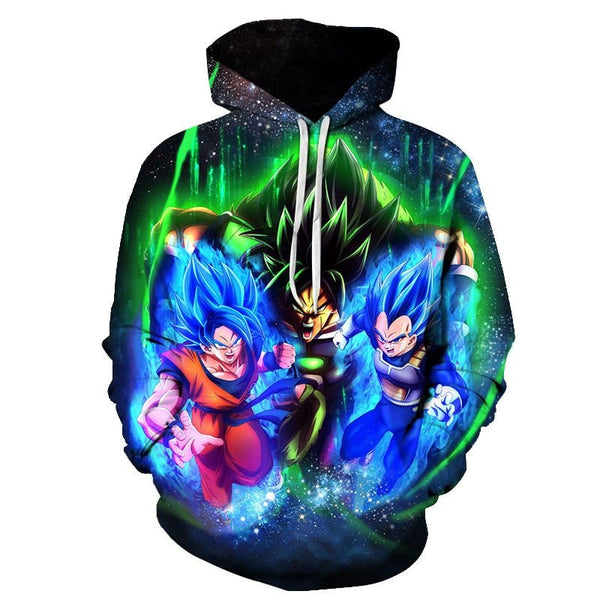 Dragon Ball Z Men's Summer Hoodies 3D Printing Super Saiyan Kid Black Zamasu Vegeta Jiren Dragonball Sweatshirt Hoodie - Vimost Shop