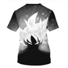 Dragon Ball Z Super Saiyan Goku Vegeta Printed Short Sleeve T-shirt Costume Summer Fashion Daily Casual Tee Shirts Plus Size - Vimost Shop