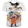 Dragon Ball Z Super Saiyan Goku Vegeta Printed Short Sleeve T-shirt Costume Summer Fashion Daily Casual Tee Shirts Plus Size - Vimost Shop
