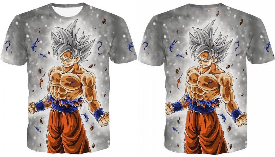 Dragon Ball Z Super Saiyan Goku Vegeta Printed Short Sleeve T-shirt Costume Summer Fashion Daily Casual Tee Shirts Plus Size - Vimost Shop