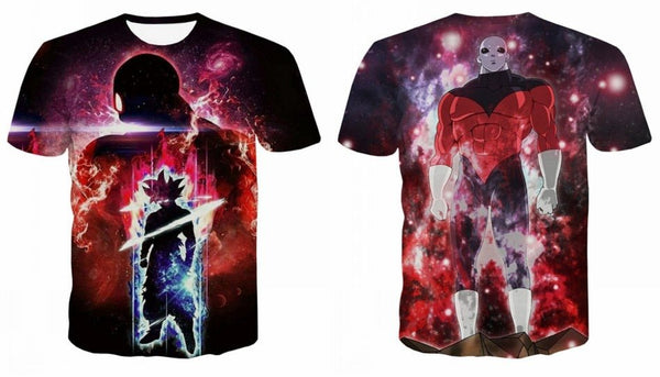 Dragon Ball Z T Shirts Mens Summer 3D Print Super Saiyan Goku Black Zamasu Vegeta Dragonball Casual Tee Shirt tops Tee - Vimost Shop