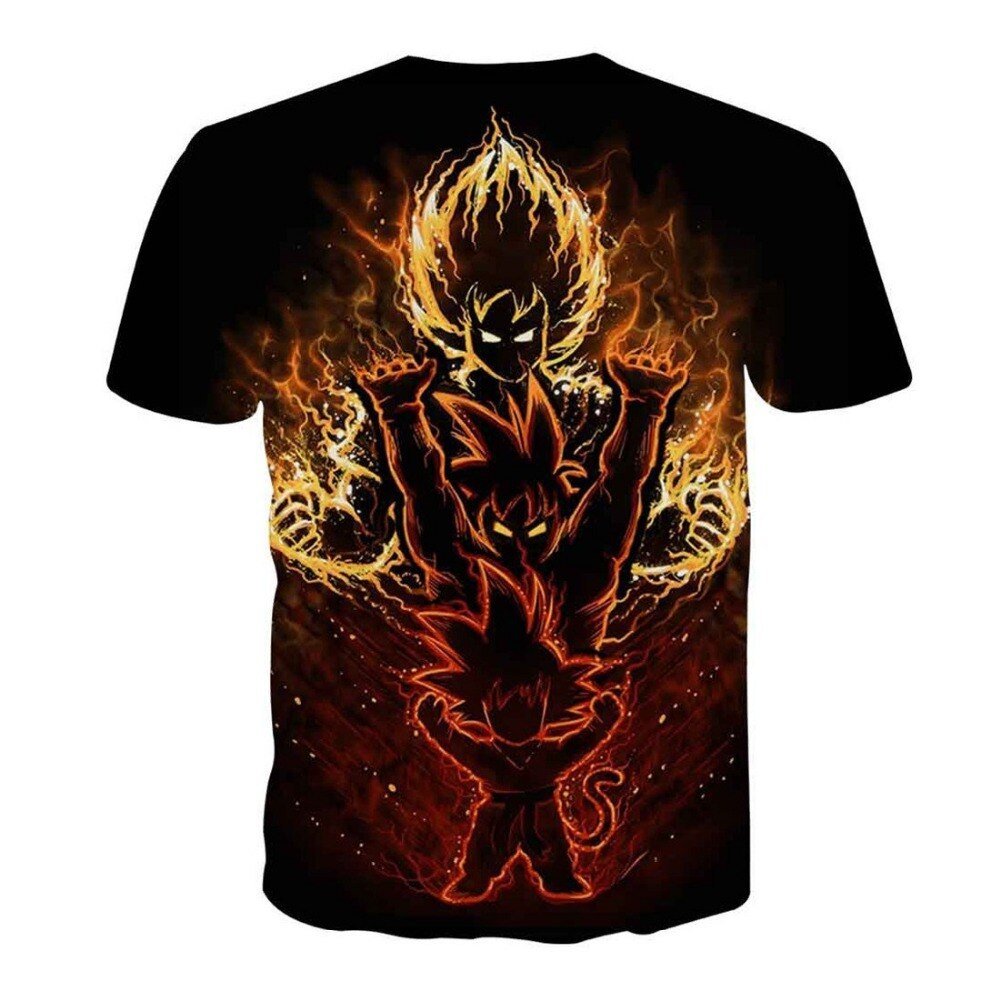 Dragon Ball Z T Shirts Mens Summer 3D Print Super Saiyan Goku Black Zamasu Vegeta Dragonball Casual Tee Shirt tops Tee - Vimost Shop