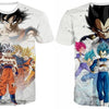 Dragon Ball Z T Shirts Mens Summer 3D Print Super Saiyan Goku Black Zamasu Vegeta Dragonball Casual Tee Shirt tops Tee - Vimost Shop