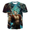 Dragon Ball Z T Shirts Mens Summer 3D Print Super Saiyan Goku Black Zamasu Vegeta Dragonball Casual Tee Shirt tops Tee - Vimost Shop
