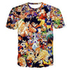 Dragon Ball Z T Shirts Mens Summer 3D Print Super Saiyan Goku Black Zamasu Vegeta Dragonball Casual Tee Shirt tops Tee - Vimost Shop