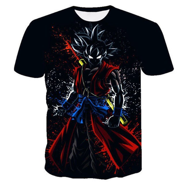 Dragon Ball Z Ultra Instinct God Son Goku Super Saiyan Men Tshirt 3D Printed Summer O-Neck Daily Casual Funny T shirt Plus Size - Vimost Shop