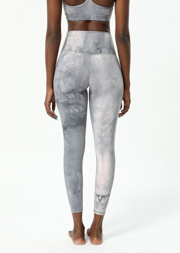 DREAM TIE DYE Naked Feel Sport Workout Tights Yoga Pants Women Squat Proof Gym Fitness Athletic 7/8 Length Leggings - Vimost Shop