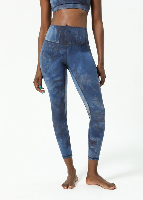 DREAM TIE DYE Naked Feel Sport Workout Tights Yoga Pants Women Squat Proof Gym Fitness Athletic 7/8 Length Leggings - Vimost Shop