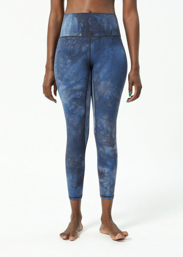 DREAM TIE DYE Naked Feel Sport Workout Tights Yoga Pants Women Squat Proof Gym Fitness Athletic 7/8 Length Leggings - Vimost Shop