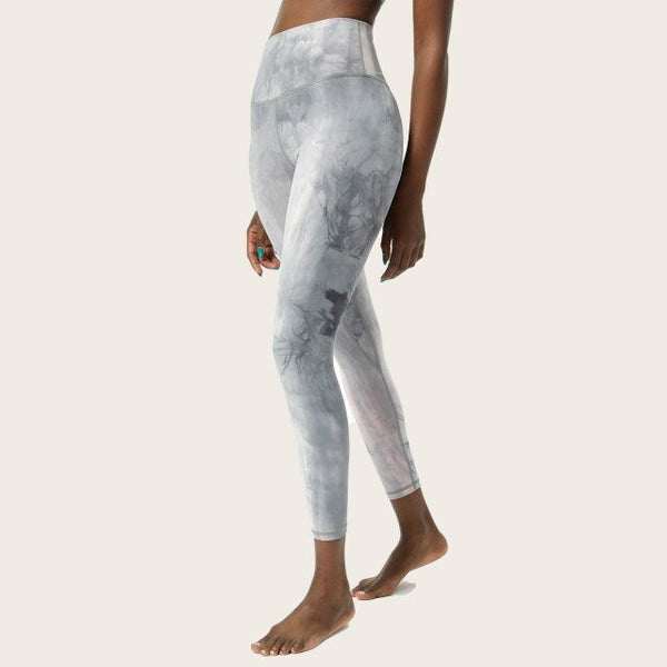 DREAM TIE DYE Naked Feel Sport Workout Tights Yoga Pants Women Squat Proof Gym Fitness Athletic 7/8 Length Leggings - Vimost Shop