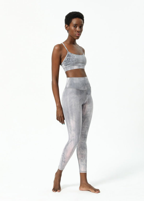 DREAM TIE DYE Naked Feel Sport Workout Tights Yoga Pants Women Squat Proof Gym Fitness Athletic 7/8 Length Leggings - Vimost Shop