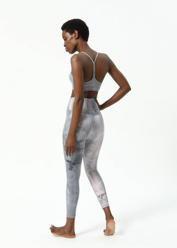 DREAM TIE DYE Naked Feel Sport Workout Tights Yoga Pants Women Squat Proof Gym Fitness Athletic 7/8 Length Leggings - Vimost Shop