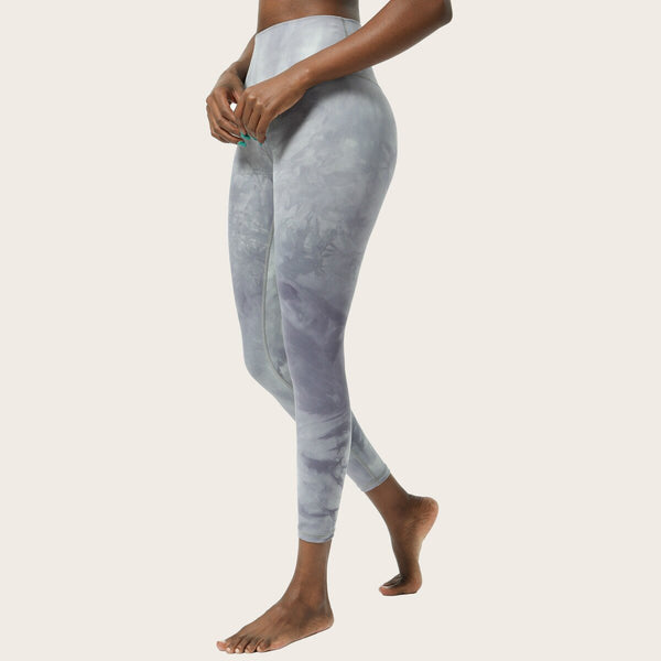 DREAM TIE DYE Naked Feel Sport Workout Tights Yoga Pants Women Squat Proof Gym Fitness Athletic 7/8 Length Leggings - Vimost Shop