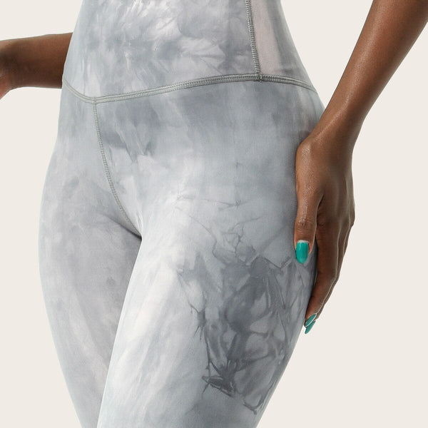 DREAM TIE DYE Naked Feel Sport Workout Tights Yoga Pants Women Squat Proof Gym Fitness Athletic 7/8 Length Leggings - Vimost Shop