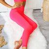 Dry Fit Sportswear Woman Gym Vest Leggings Fitness Suit Female Solid Workout Sets for Women Fluorescent Green Pink - Vimost Shop