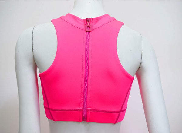 Dry Fit Sportswear Woman Gym Vest Leggings Fitness Suit Female Solid Workout Sets for Women Fluorescent Green Pink - Vimost Shop