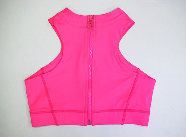 Dry Fit Sportswear Woman Gym Vest Leggings Fitness Suit Female Solid Workout Sets for Women Fluorescent Green Pink - Vimost Shop