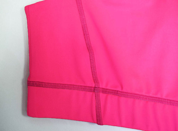 Dry Fit Sportswear Woman Gym Vest Leggings Fitness Suit Female Solid Workout Sets for Women Fluorescent Green Pink - Vimost Shop