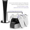 Dual Charging Dock for PlayStation5 Wireless Controller Station for PS5 Joystick Gamepad Fast Charger with Usb Plug - Vimost Shop