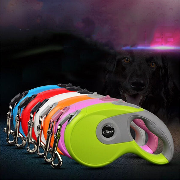 Durable Pet Dog Leash Automatic Retractable Nylon Pets Traction Rope Flexible Extending Walking Leash Belt for Small Medium Dogs - Vimost Shop