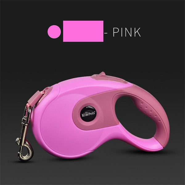 Durable Pet Dog Leash Automatic Retractable Nylon Pets Traction Rope Flexible Extending Walking Leash Belt for Small Medium Dogs - Vimost Shop