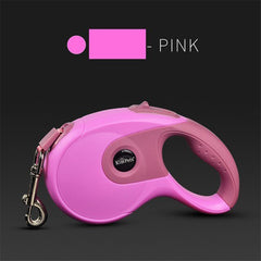Durable Pet Dog Leash Automatic Retractable Nylon Pets Traction Rope Flexible Extending Walking Leash Belt for Small Medium Dogs