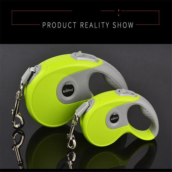 Durable Pet Dog Leash Automatic Retractable Nylon Pets Traction Rope Flexible Extending Walking Leash Belt for Small Medium Dogs - Vimost Shop
