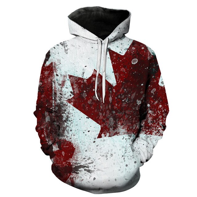 3D Hoodies National flag Canada Hoodies Sweatshirts Fashion Men Women Hoodies Germany/Brazil National flag 3D Hoodie | Vimost Shop.