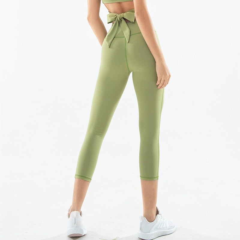 Anti-sweat High Waist Sport Workout Tight Women Plain Soft Nylon Yoga | Vimost Shop.