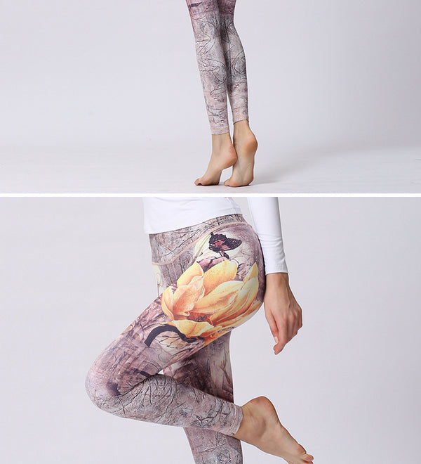 Women Stretched Printed Yoga Pants Yoga leggings | Vimost Shop.