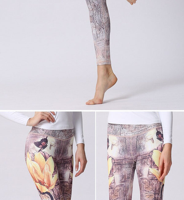 Women Stretched Printed Yoga Pants Yoga leggings | Vimost Shop.