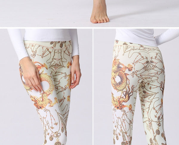 Women Stretched Printed Yoga Pants Yoga leggings | Vimost Shop.