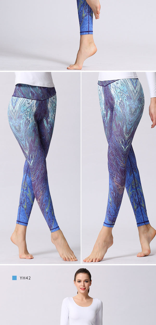 Women Stretched Printed Yoga Pants Yoga leggings | Vimost Shop.