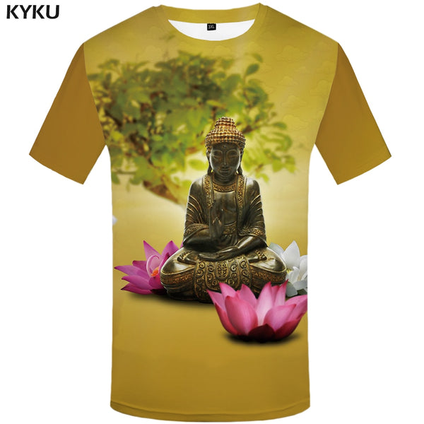 3d Tshirt Buddha T shirt Men Meditation Tshirt Printed Galaxy Space Anime Clothes Psychedelic Tshirts Casual Art T-shirts 3d | Vimost Shop.