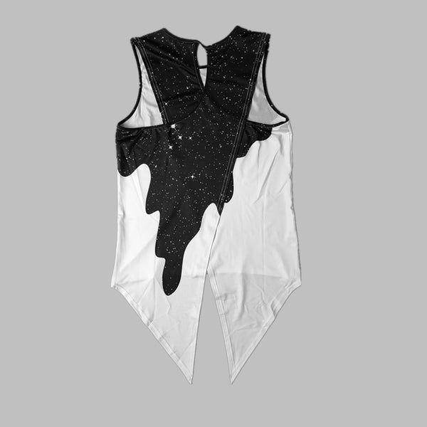 Summer Women Yoga Shirt Milk Star Print Sportwear | Vimost Shop.