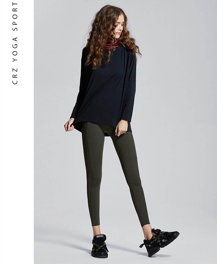 Long Sleeve Workout Shirts for Women Loose Fit-Pima Cotton Yoga Shirts, Casual Fall Tops Shirts