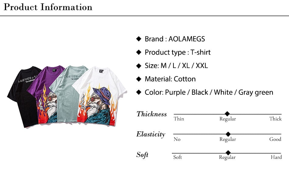 Men Japanese Printed Men's Tee Shirts O-neck T Shirt | Vimost Shop.