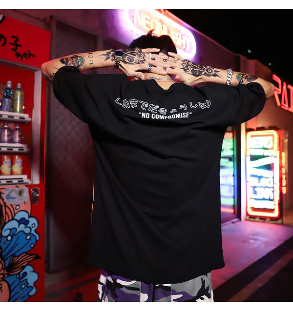 Men Japanese Printed Men's Tee Shirts O-neck T Shirt | Vimost Shop.