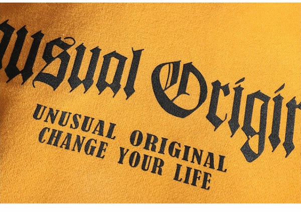 Men Letter Printed Hooded Pullover Sweatshirt Men High Street Fashion Hip Hop Hoodie Streetwear Clothing | Vimost Shop.