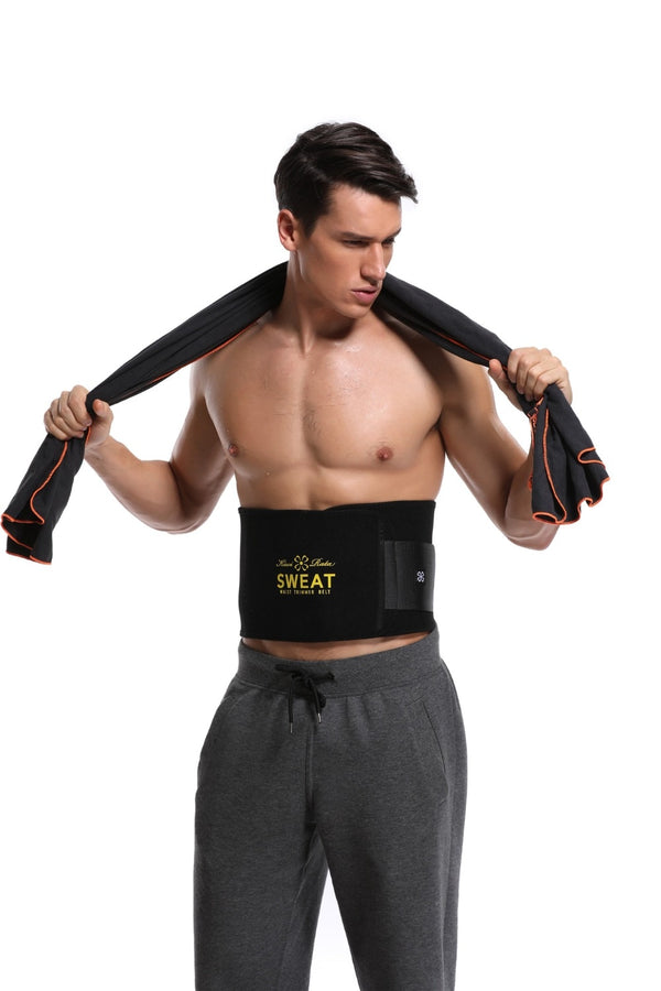 Waist Trimmer Sweat Belt Weight Loss Waist Trainer Slimming Belt for Men and Women Fat Burner Low Back Support Mens Shaper | Vimost Shop.